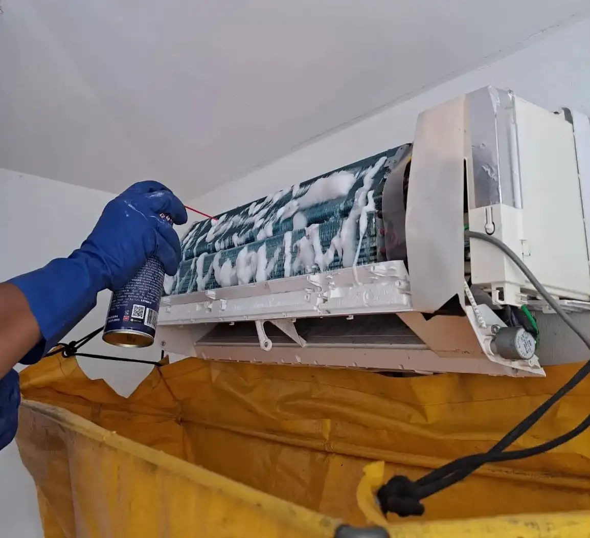 Higienização de ar condicionado
